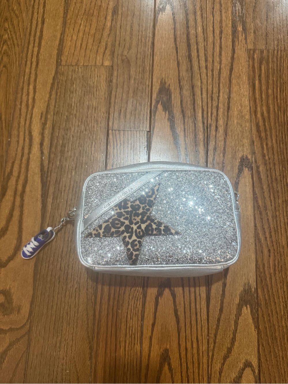 Golden Goose star bag in silver and leopard - Picture 3 of 7
